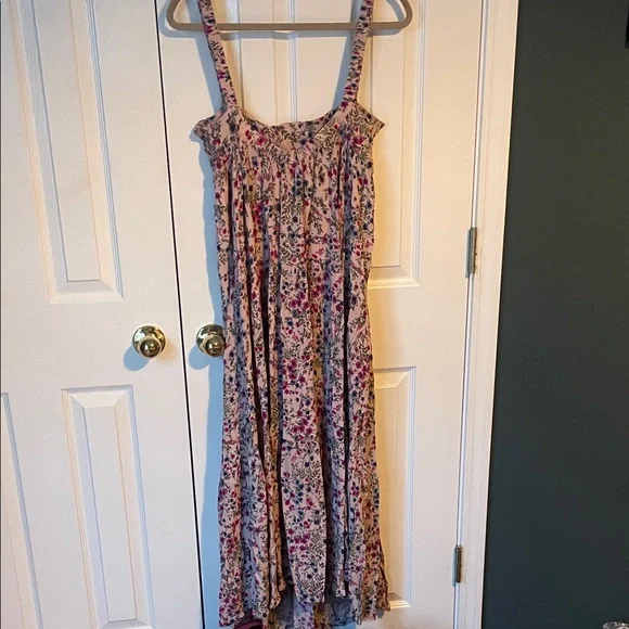 Sokie Collective Floral Maxi Dress in Pink and Blue - Picture 3 of 3